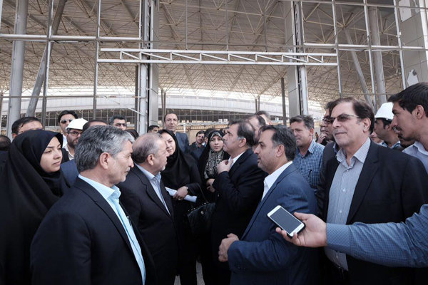 بازدید وزیر راه وشهرسازی از ترمینال خارجی فرودگاه اصفهان
