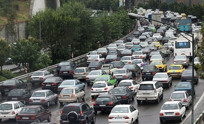 ترافیک سنگین در ورودی‌های تهران