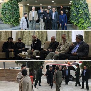 محمود احمدی‌‌نژاد، به کرمانشاه رفت +عکس