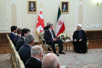 دیدار نخست وزیر گرجستان با روحانی
